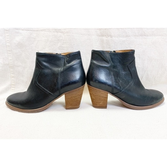 Madewell Winston Boot Black leather bootie 9.5 - Picture 3 of 8